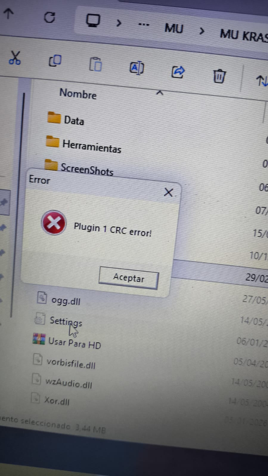 POSIBLES ERRORES Y SOLUCIONES